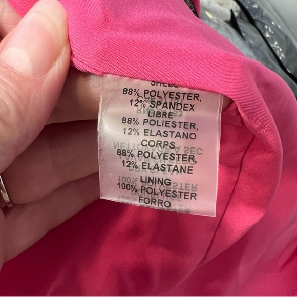 Vince Camuto Women's Sleeveless Halter Dress Barbie Pink - Picture 8 of 10